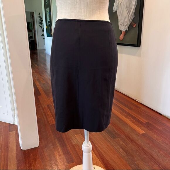 CHANEL Black Pencil Skirt Knee-Length Work - Picture 6 of 8